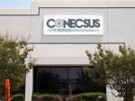 Conecsus pan faced aluminum sign by Signs Manufacturing of Dallas TX