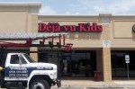 Deja Vu Kids Channel Letter Sign with Backplate in Dallas by Signs Manufacturing, Dallas, TX